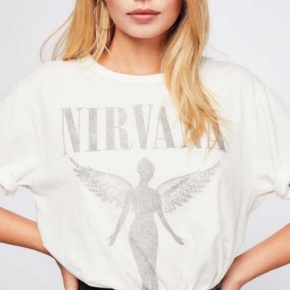 Nirvana Vintage Look Band Graphic Tee - Picture 3 of 6